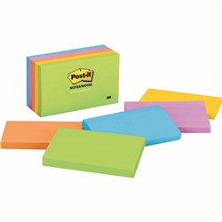 Post-It 655-5UC Notes Ultra Prem Colours 100shts 76x127mm